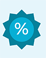 Discounts & Special offers icon Discounts & Special offers icon